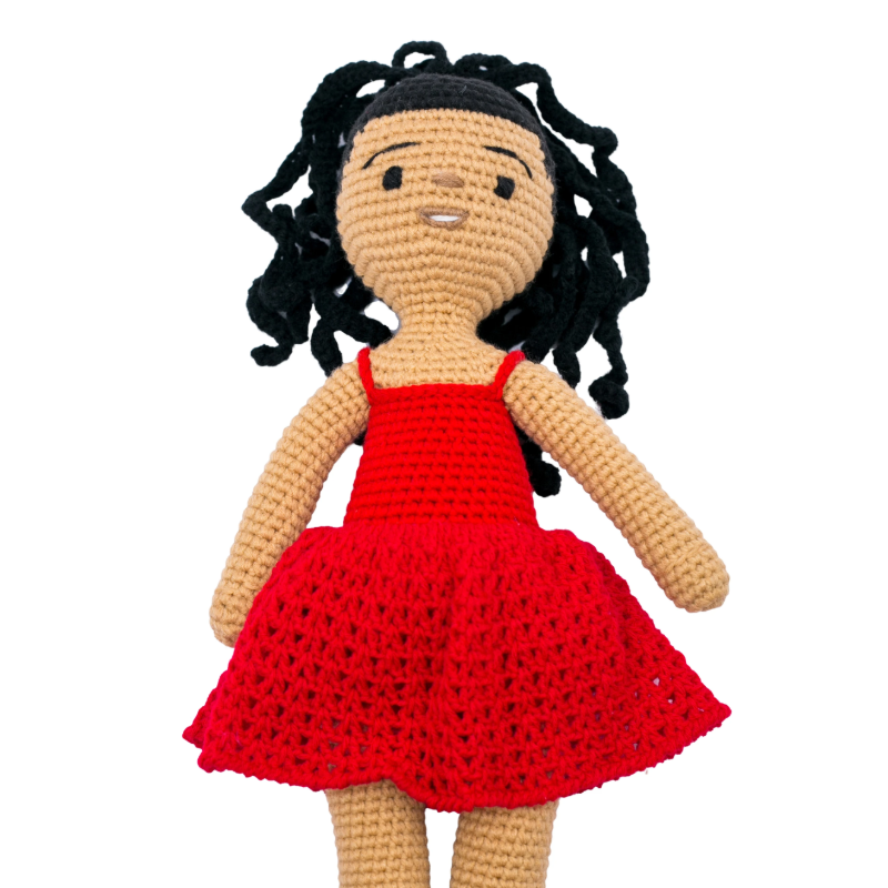 Siima Girl Doll - Red