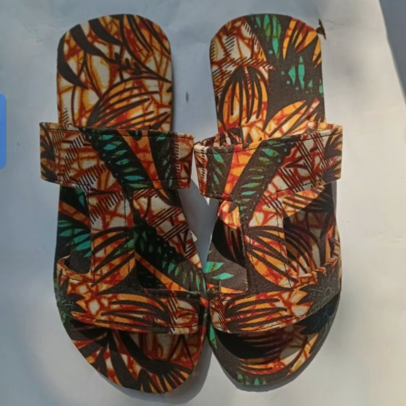 African print Bespoke sheos