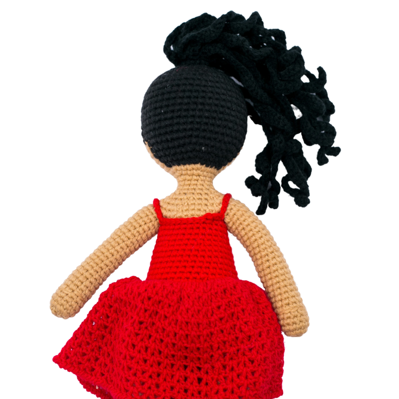 Siima Girl Doll - Red